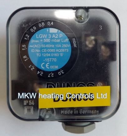 Dungs LGW3A2P 0.4-3.0 mbar Pressure Switch - 120204 (C50124G)
